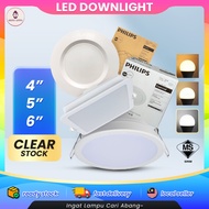 PHILIPS 66077 59203 59202 59449 5945 High Quality Recessed LED Downlight Lampu Siling Plaster Lampu 