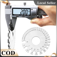 0.3125"-0.007" High Accuracy Welding Stainless Steel Round Wire Gauge Measurer Caliper Tool