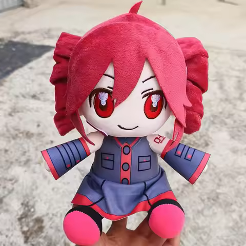 20cm Anime Kasane Teto Plush Toys Cartoon Kasane Teto Plushie Pillow Decoration Pendant Cosplay Stuf
