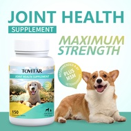 TOVITAR hip and joint Supplement for dogs and cats relives joint pain with MSM amino-chondroitin