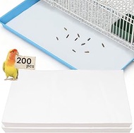 Bird Cage Tray Liners, Disposable Sheets for Birds, Ideal for Packing, Pet Cages, Shipping, and Movi