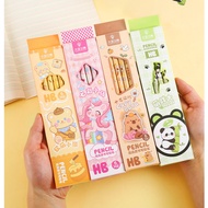Pencil Set 1 Box 6 Pieces HB Student Stationery