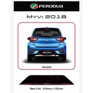 ✅Ready stock✅PERODUA MYVI 2018 Acrylic Kereta Plat Nombor  Papan belakang penuh perodua MYVI 2018 lo