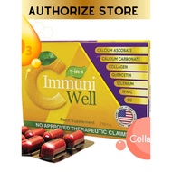 Immuni Well (Vitamin C + Collagen) 30 Capsules (Fern C, Poten Cee, Bewell C, MYRA E, VITAMIN. E)