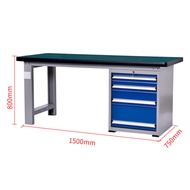 BW88# Guhao Storage Anti-Static Work Desk Single Four-Drawer Workbench-1.5m Console Assembly Line Assembly Welding Bench