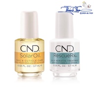 Divine nail care and care doublebag CND Solar Oil and Rescue RXx 3.7ml [New]