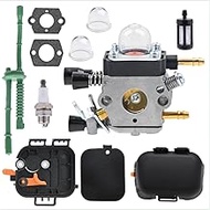 FitBest Carburetor BG45 BG55 with Air Filter Cover Tune Up Kits for Stihl SH55 SH85 BG45 BG46 BG55 B