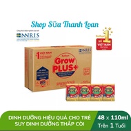 (HSD T3-2026) COMBO 2 Thùng 96 Hộp Nutifood GROW PLUS SDD 110ml ĐỎ.