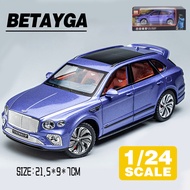 LEO 1:24 Bentley Bentayga Starry Sky Top Metal Diecast Toy Car Model For Boys Children Kids Toys Con
