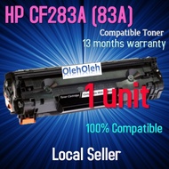 1x CF283A CF283 83A Compatible Toner Cart. For LaserJet M127FP M127FW M201 M225
