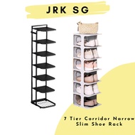 [Flash Deal] 7/8/10 Tier Corridor Narrow Slim Shoe Rack