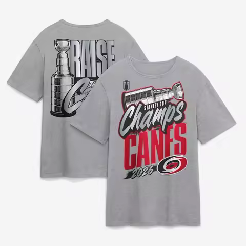 1pc 2026 Carolina Hurricanes Ice Hockey Champion Cotton T shirt Unisex Men Women Kids Summer Streetw