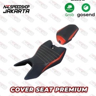 LUIMOTO REPLICA YAMAHA R15 LEATHER SEAT COVER V3 RED SET PNP Original