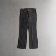 < White Wood 11 > VINTAGE LEVIS 517 DENIM American Made Black Boot-Shaped Trousers