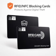 (FOREVER $2) RFID Card Blocker Credit Debit Card Protector NFC Signal Shield Lock Personal Informati