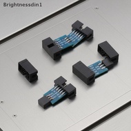 [Brightnessdin] Javino 10Pin To 6PiN Convert To Standard Adapter Board For ATMEL STK500 AVRISP USBAS