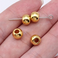 WYSIWYG 20pcs 7.7x7.7x6.1mm 2 Colors Smooth Spacer Beads Pendant For DIY Jewelry Making Handmade Jew