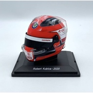 F1 Helmet Model 1: 5 Spark Alpha Romeo C39 Cobbie Card Helmet 2020 Season Robert Cobbie Card Helmet 