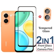For HONOR x7e 4G 2026 2 in 1 Tempered Glass Screen Protector Film For HonorX7e 4G Tempered Film HD F