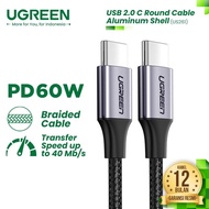 UGREEN USB Type C To C Fast Charging PD Charger Data Cable 60W 50150 / 25057