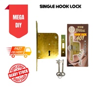 Fuda Single Hook Lock For Metal Door / Grill Door Lock Set / Hook Kunci Pintu Besi / 单勾门锁