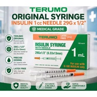 [ 1 PC 29G ] [KKM] [MDA] [INSULIN SYRINGE] Terumo Insulin Syringe With Needle 29G 1 ML - 1 PCS