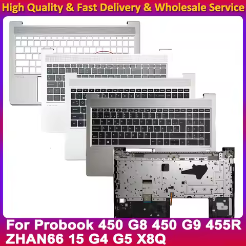 Original New US LA SP Backlit Keyboard for HP Probook 450 G8 450 G9 455R ZHAN66 15 G4 G5 X8Q Laptop 