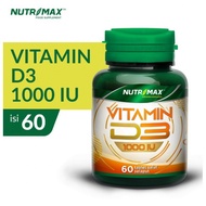 Nutrimax VITAMIN D3 1000IU | Vit D3 I000 IU | Body Endurance Vitamins |Body IMMUNITY