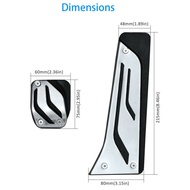 1pair Of Car Gas Brake Pedal Accelerator Cover Accessories For BMW M2 M3 M4 M5 M6 I3 I8 Gas Pedal Cover Auto Parts