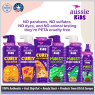 Aussie Kids Shampoo, Conditioner, Leave-in Conditioner & Detangler for Curly Hair All Hair Sulfate F