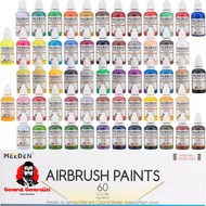 Airbrush Paint 60 Colors Airbrush Paint Set with (30 ml/3 fl.oz) Ready to Spray Opaque & Translucent