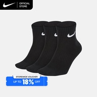 Nike Everyday Lightweight Training Ankle Socks (3 Pairs) - Black [SX7677-010]