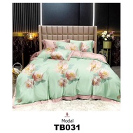 Tencel 60s silk sheet set, size 1.6x2m (mattress <25cm) all 5 Piece