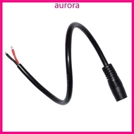 Aur DC7909 Power Pigtail Cable Female Plug to Bare Wire Open End Power Supply Adapter Cord 16AWG 7 9