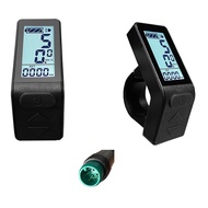 Ebike Display Mini LCD Meter KT-LCD4 Display Compatible 24V/ 36V/ 48V/ 52V SM/Waterproof Plug KT Con