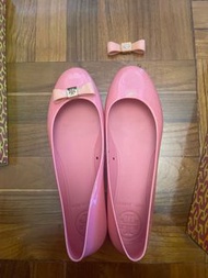 粉紅色平底鞋 Tory burch 連盒 size 9