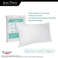 Jean Perry - Novelle 1pc Pillow Protector 48x74cm – Soft Breathable Polyester No Zip Non-Waterproof