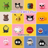 【imamura】For HOCO EW03 Plus Casing Case Soft Silicone Earphone Case Cartoon Innovation Series NO.4