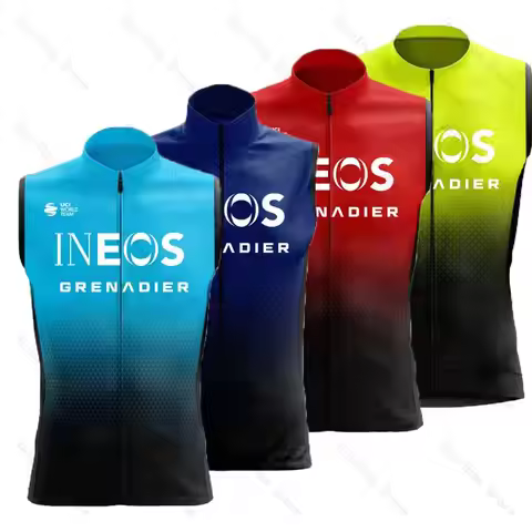 2026 Ineos Cycling Vest Sleeveless Cycling Jersey Summer Windproof Sports Run Vest Road Mountain Men