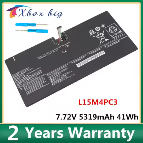 L15M4PC3 Laptop Battery For Lenovo IdeaPad L15L4PC3 Miix 720-12IKB MIIX5 Pro 80VV005WGE 80VV002QGE 8