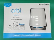 NetGear Orbi RBK860 AX6000 三頻 WiFi 6 Mesh 延伸系統 路由器 - 不含衛星分享器