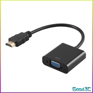 Adapter Cable Mini Display Port HDMI-compatible To VGA Black HDMI-compatible Cable [L/4]