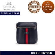 Charles Berkeley BURLINGTON British Style Men's Leather Mini Crossbody Sling Bag PB-18135