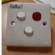 (SIRIM) Schneider Clipsal 20A Double Pole switch Clipsal 20A aircon switch clipsal water heater swit