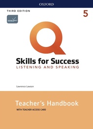 (Bundanjai) หนังสือ Q Skills for Success 3rd ED 5 Listening and Speaking Teacher s Handbook Pack (P)