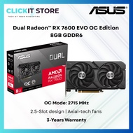 ASUS Dual Radeon™ RX 7600 EVO OC Edition 8GB GDDR6 Kad Grafik GPU Graphics | DUAL-RX7600-O8G-EVO