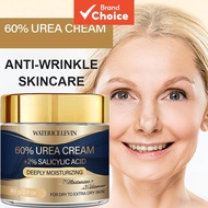 Water Ice Levin 60% Urea Cream 60g with 2% Salicylic Acid - 7 Moisturizers & 3 Vitamins, Deep Hydrat