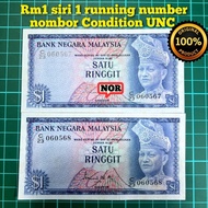 A744 rm1 siri 1 duit kertas lama duit syiling lama duit Malaysia lama rm1 lama barang antik barang l
