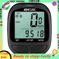 Bike Computer Waterproof Wired Speedometer Odometer Stopwatch Cycle Bike Computer with LED Display O