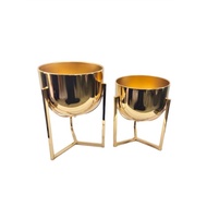 Hot Exclusive gold Vase Items / Luxury gold / hemodeco